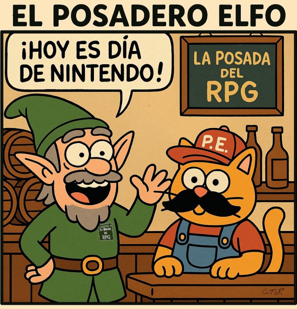 Comic Posadero Elfo RPG JuegoRPG webcomic español