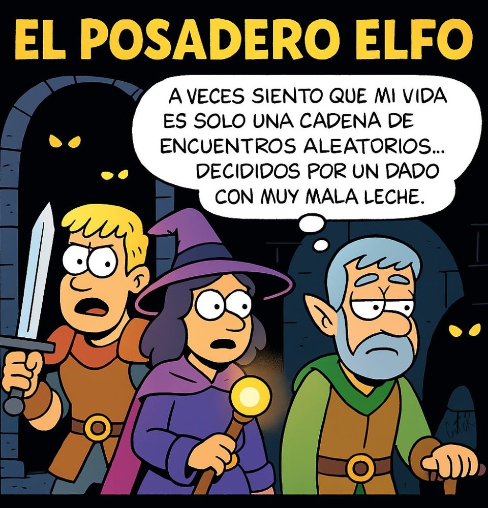 Comic Posadero Elfo RPG JuegoRPG webcomic español