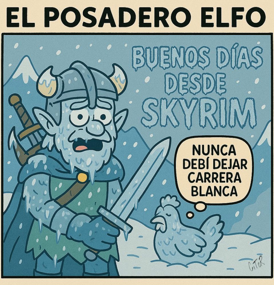 Comic Posadero Elfo RPG JuegoRPG webcomic español