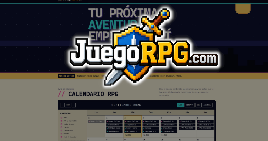 Juego RPG Español Calendario